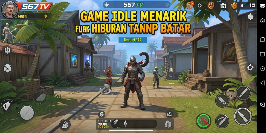 Screenshot gameplay 567TV yang menunjukkan keseruan permainan Idle.