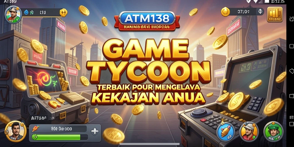 Screenshot utama ATM138 menampilkan aksi gameplay Tycoon yang seru.