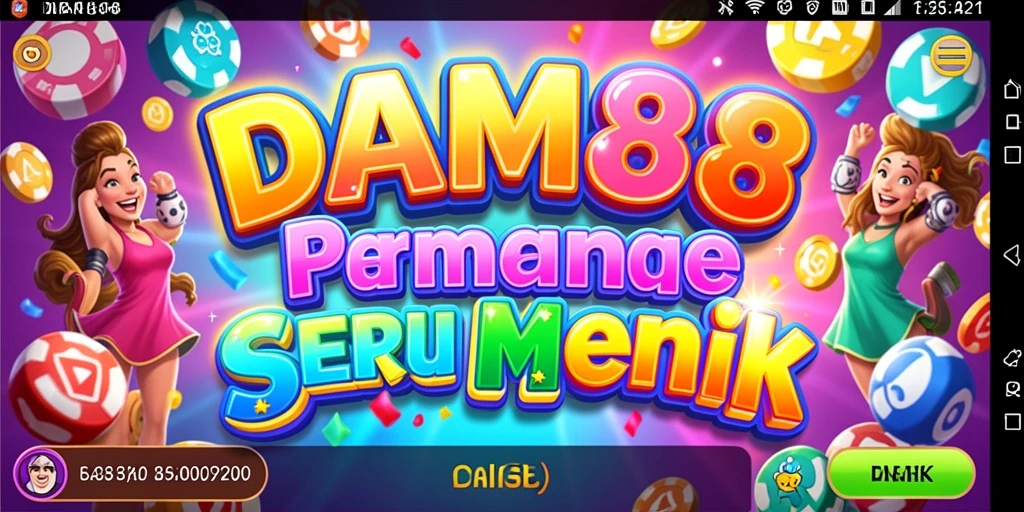 Screenshot utama DAM88 menampilkan gameplay Bingo yang seru.
