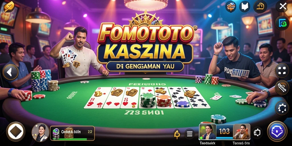 Screenshot gameplay FOMOTOTO menampilkan keseruan permainan Kasino.