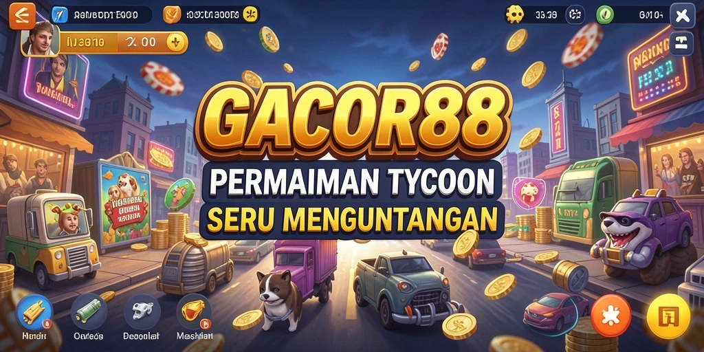 Tangkapan layar GACOR88 yang menunjukkan keseruan gameplay Tycoon.