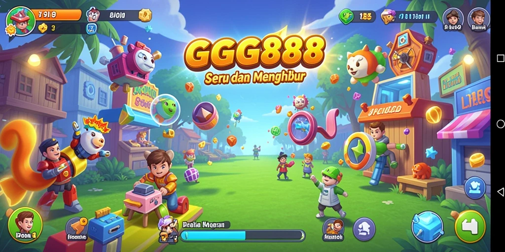 Tampilan gameplay GGG888 yang seru dan mengasyikkan.