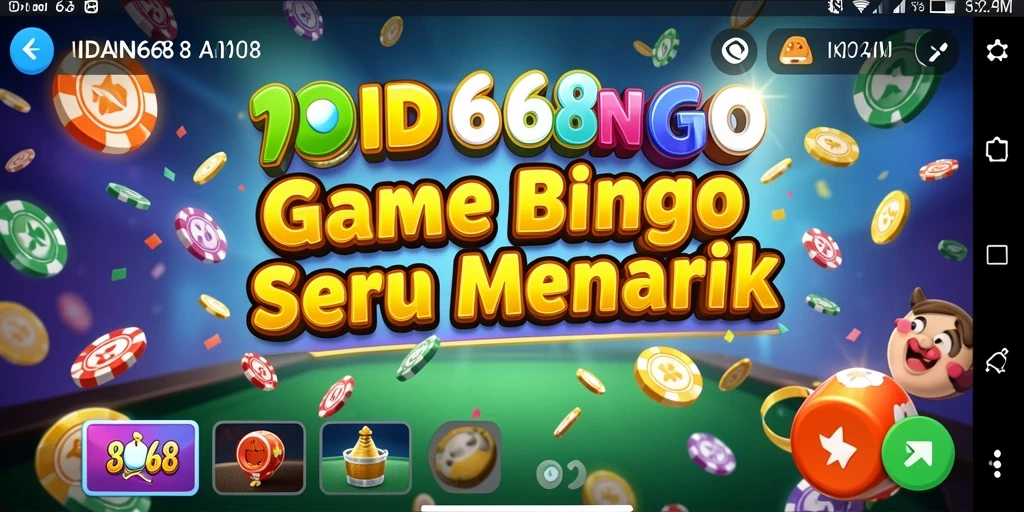 Tampilan menarik saat bermain Bingo di IDN668.