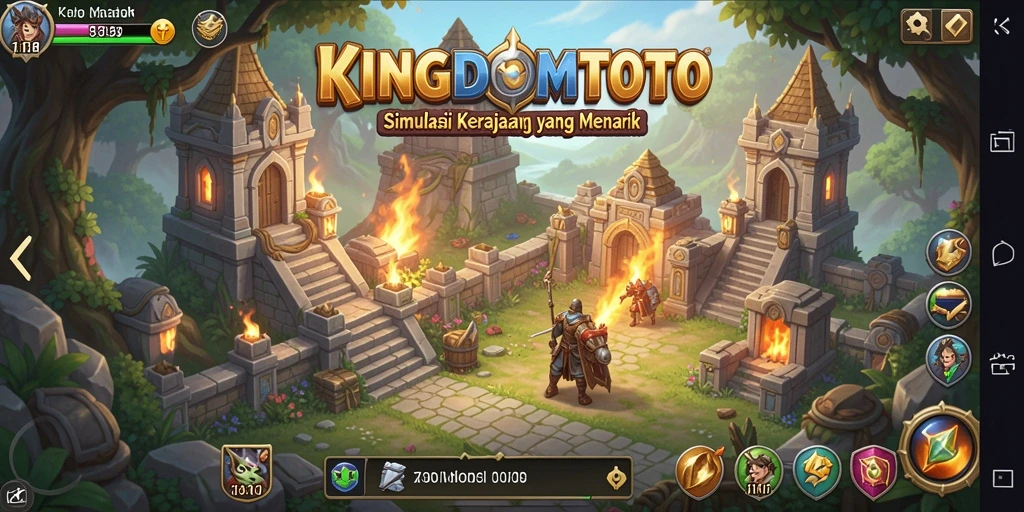 Tampilan gameplay menarik dari KINGDOMTOTO dengan grafis menawan.