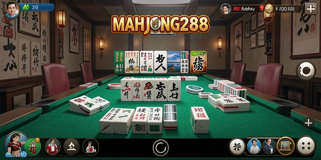 Tampilan screenshot gameplay MAHJONG288 yang menampilkan aksi seru dalam olahraga.