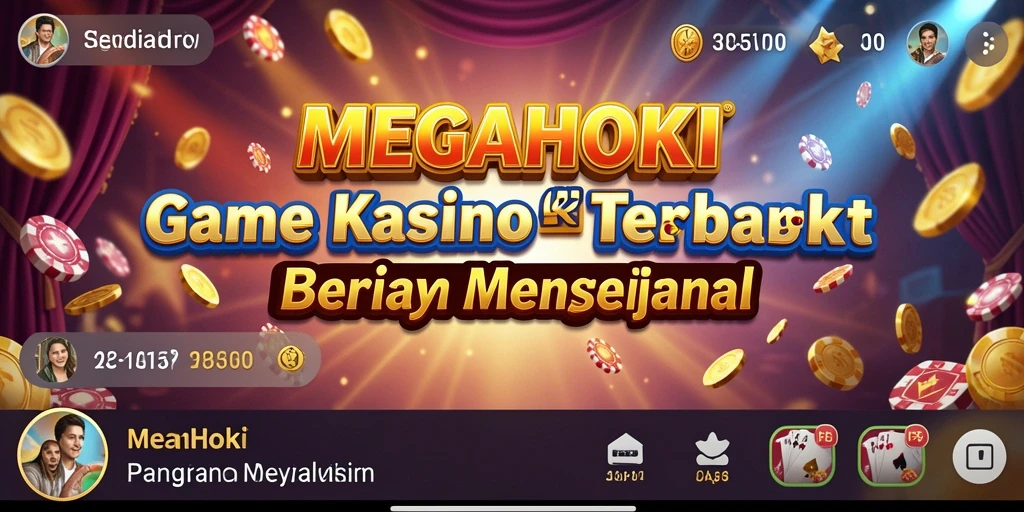 Tampilan gameplay MEGAHOKI yang mengasyikkan dan mendebarkan.