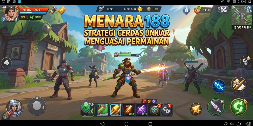 Tampilan menarik dari gameplay strategi MENARA188 yang menegangkan.