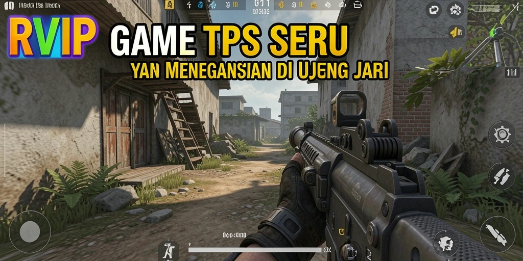 Tampilan epik gameplay RVIP dengan aksi TPS mendebarkan.