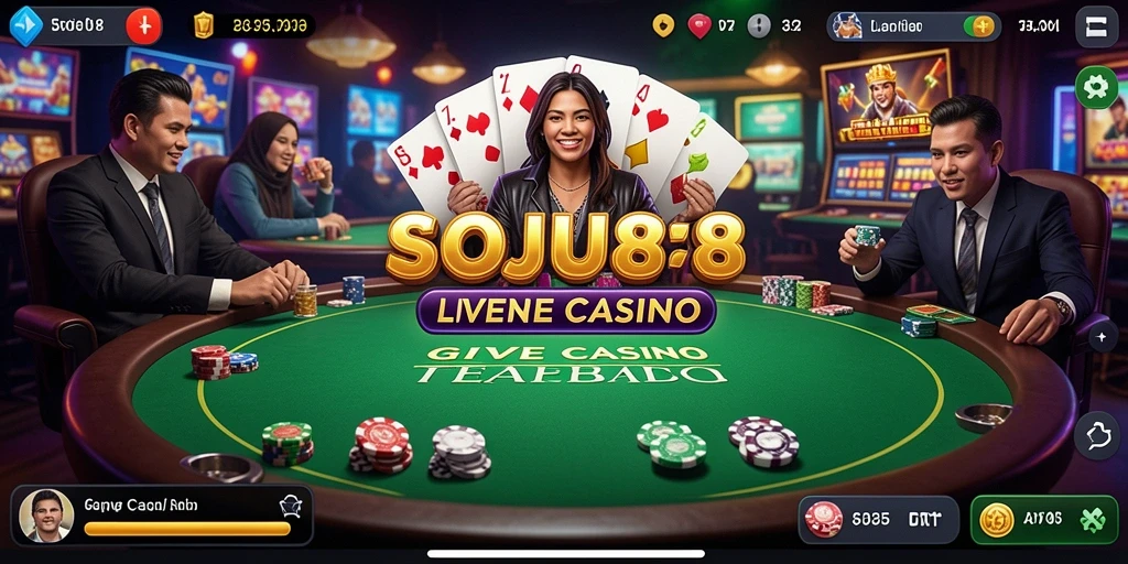 Tampilan gameplay langsung yang mengesankan di SOJU88.