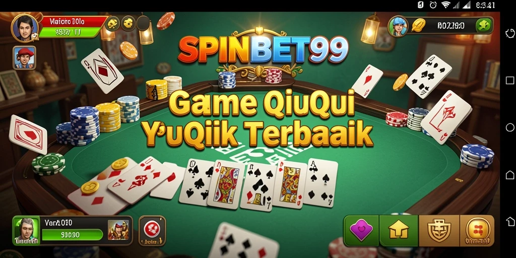 Tampilan gameplay QiuQiu yang seru dan mendebarkan.