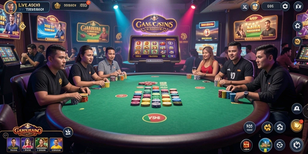 Gameplay V98 yang menegangkan dan interaktif di Live Casino.