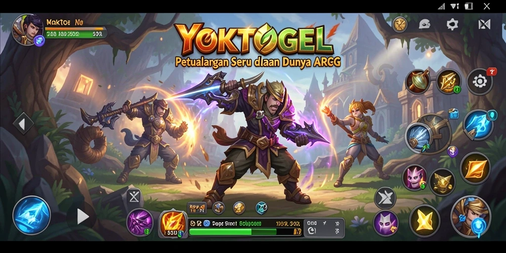 Tampilan seru dari gameplay YOKTOGEL yang penuh aksi ARPG.