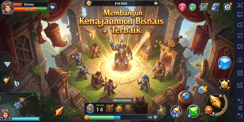 Screenshot gameplay ZK6 menampilkan manajemen bisnis yang menarik.